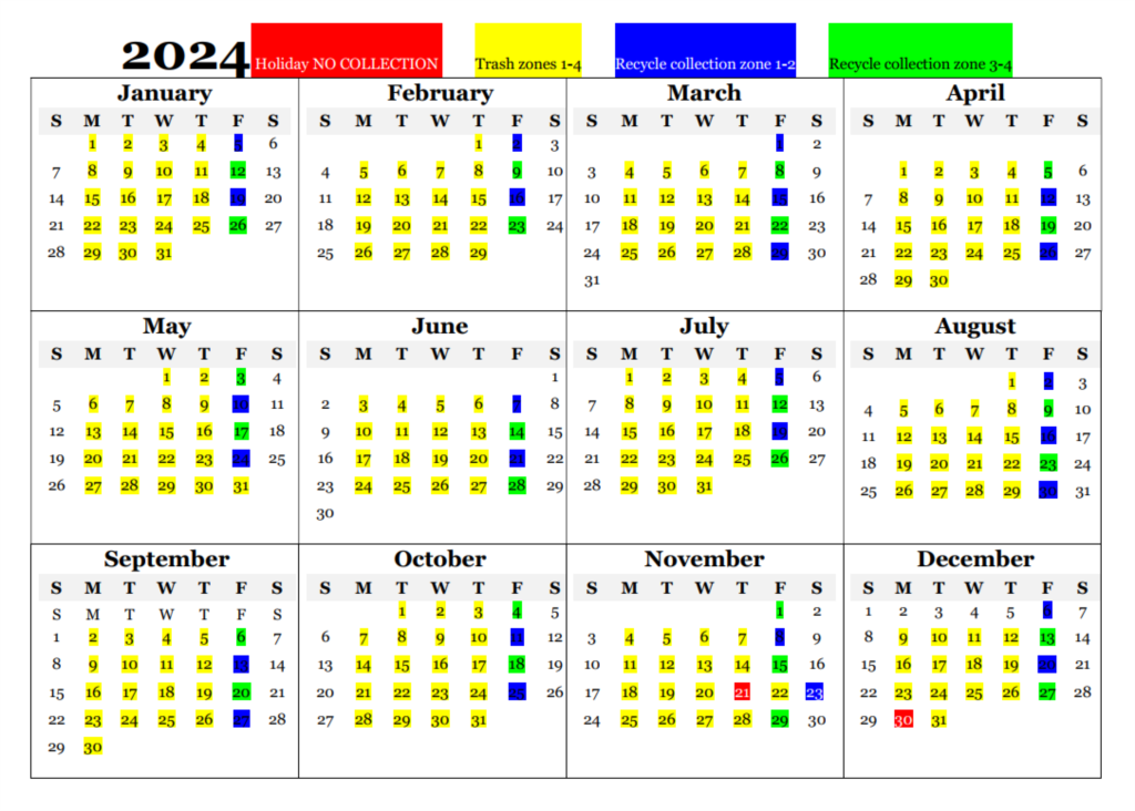 Waste Pro Holiday Schedule 2024 Calendar Maye Stephi